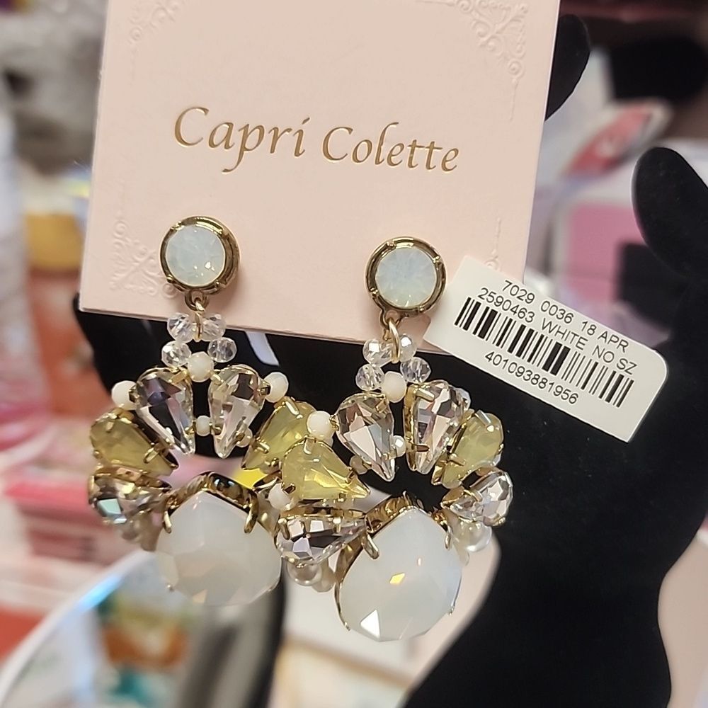 Pearls & Rhinestones Fashionable earings NWT